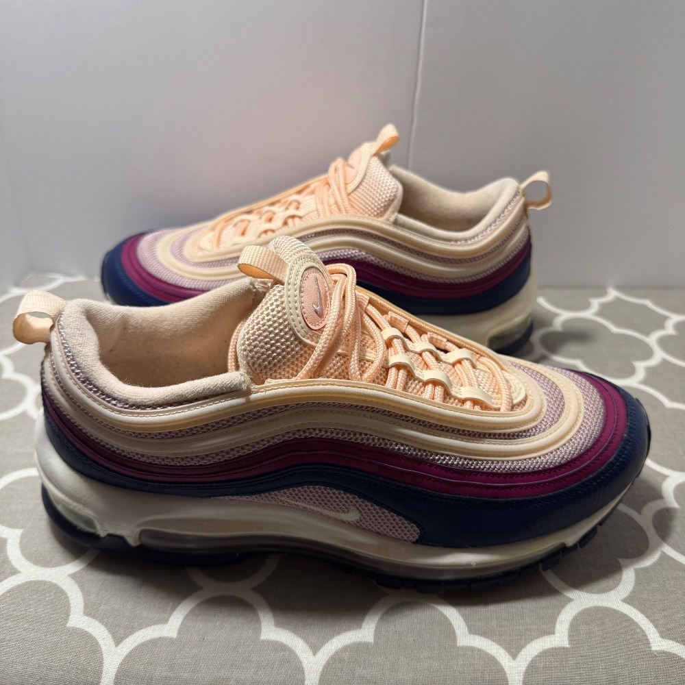 Women's Nike Air Max 97 Plum Chalk Style 921733-802 Size 9.5